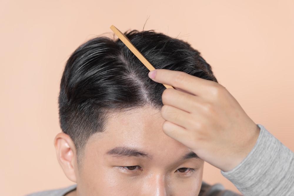 A man has learned how to make his hair grow faster